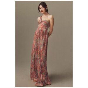 Dress The Population | Idalia One-Shoulder Floral Maxi Dress | NWT